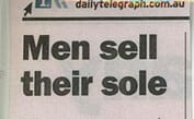 Men Sell Their Sole