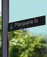 Macqaurie Street is now second best!