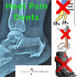 Heel Pain Dont’s