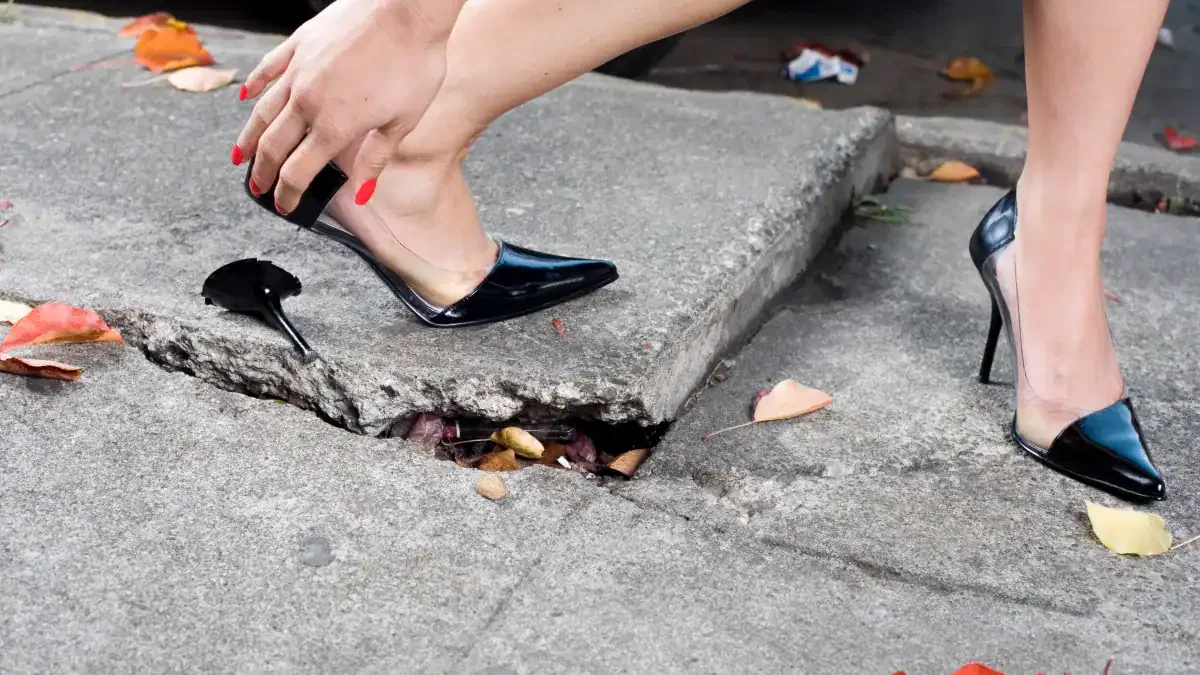 High heels linked to broken teeth