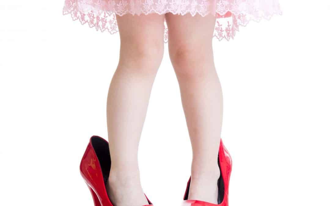 In toeing , kids tripping, being a little uncoordinated and making kids smile!