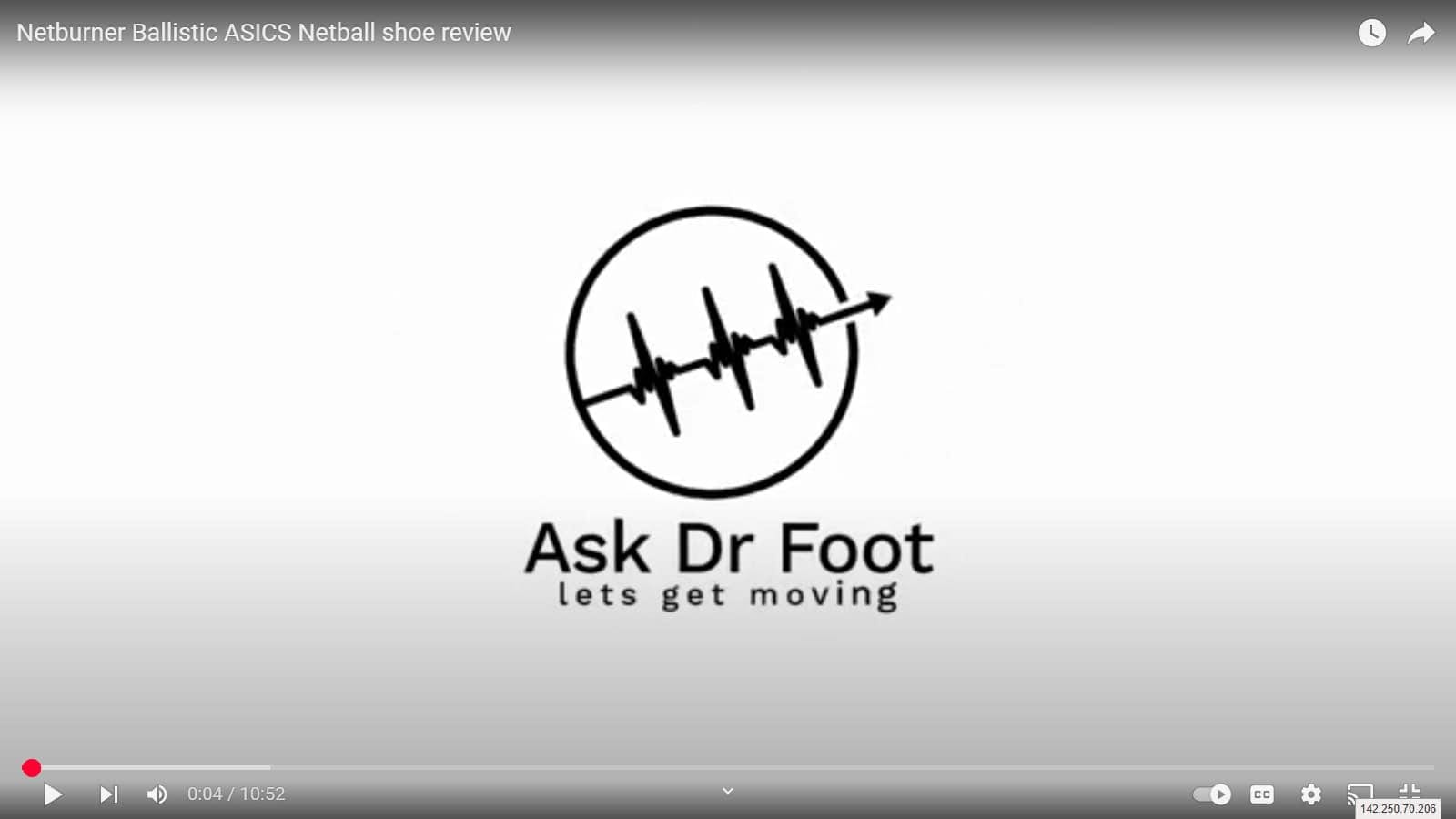 Netburner Ballistic ASICS Netball shoe review