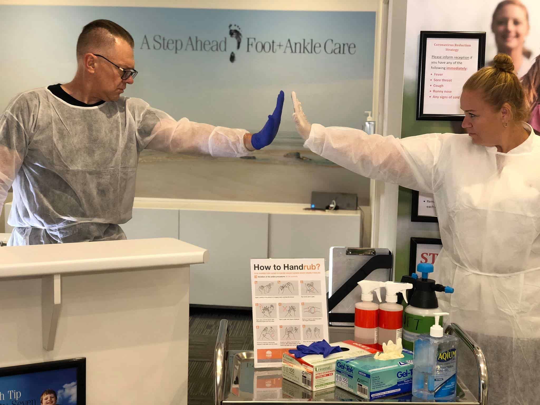 Social Distancing at A Step Ahead Podiatry