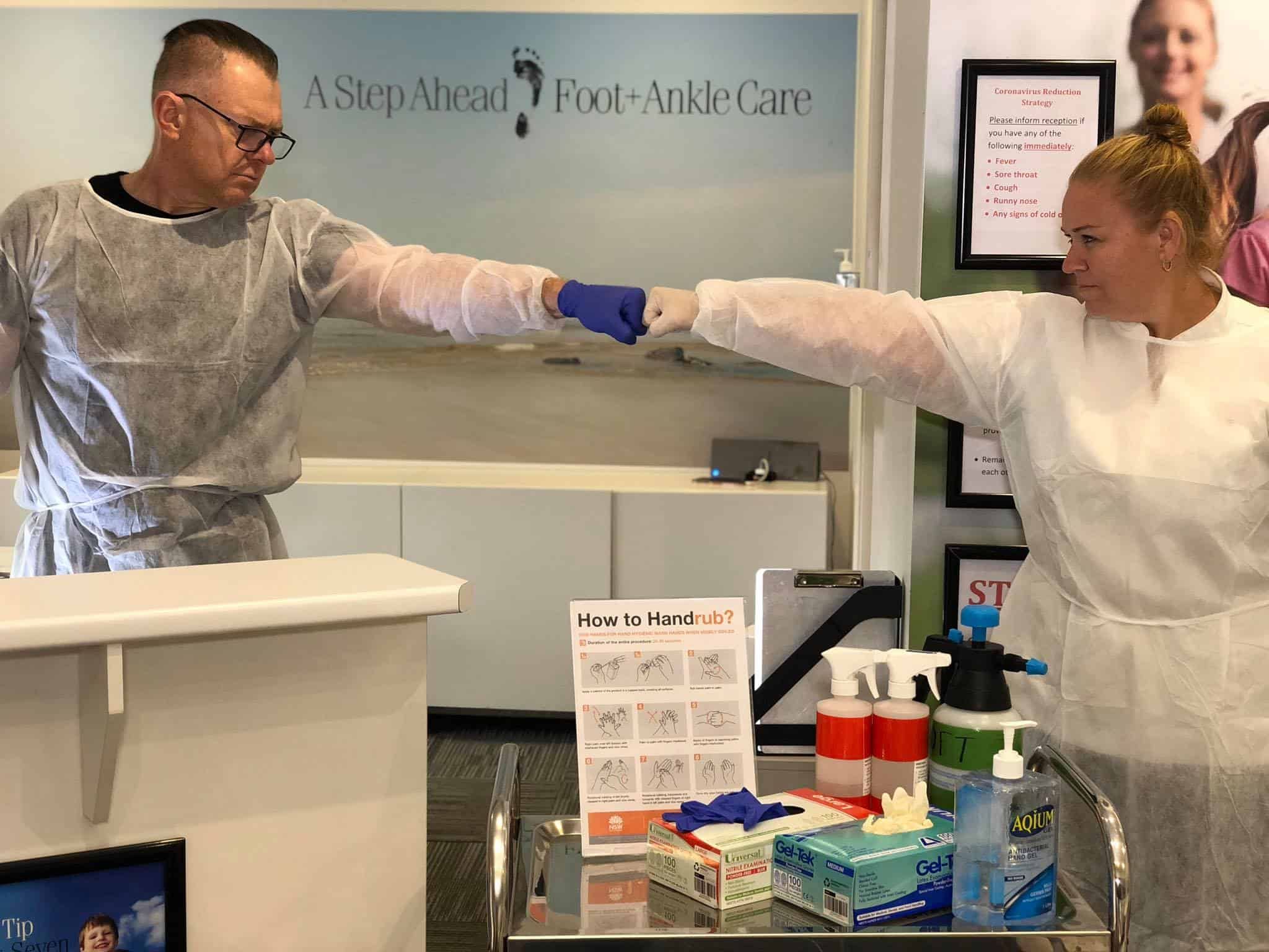 Social Distancing at A Step Ahead Podiatry