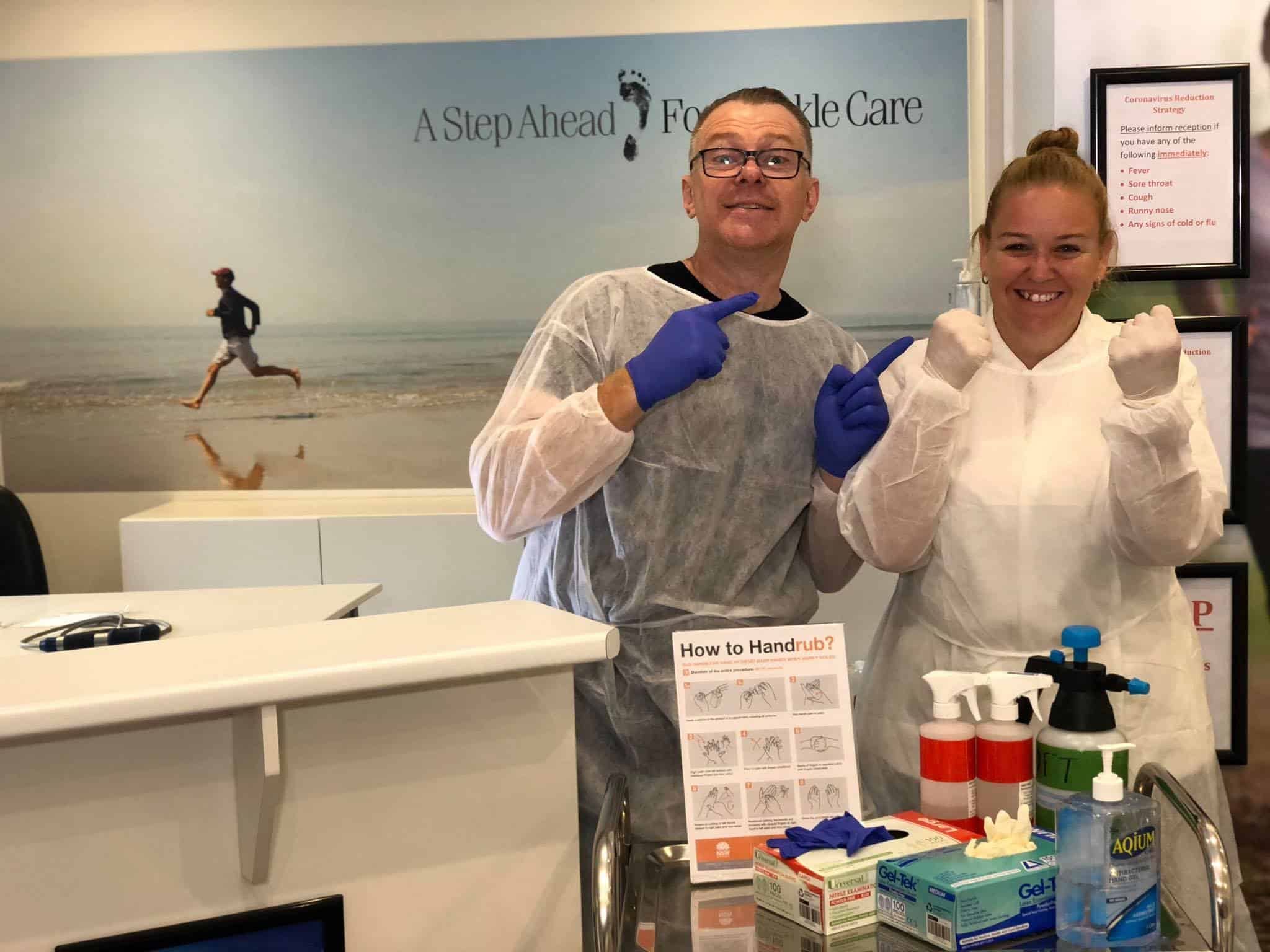 Social Distancing at A Step Ahead Podiatry